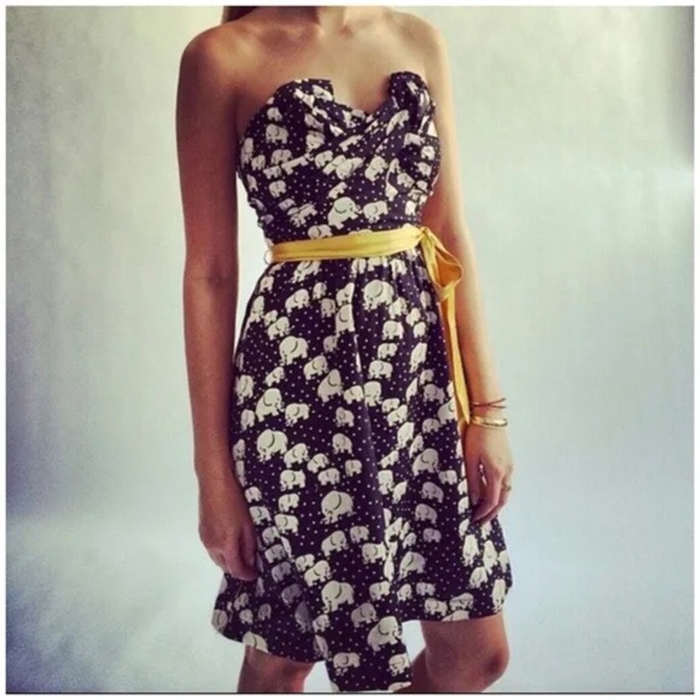 Anthropologie Elephant Dress 💛